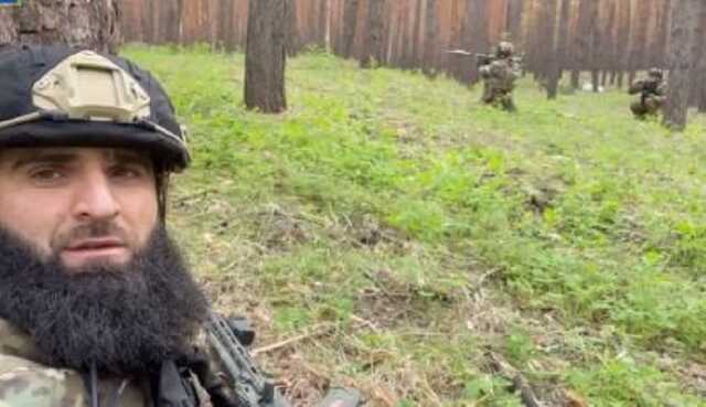 Героическая «война с соснами»: СБУ показала видео с телефона «кадыровца»