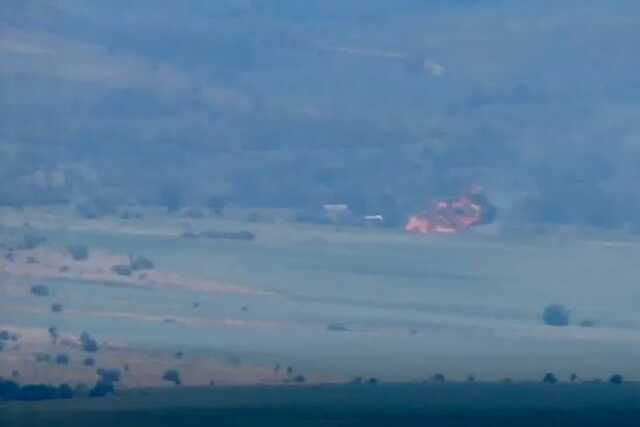 Украинские военные показали последнее сальто вражеского "Аллигатора"