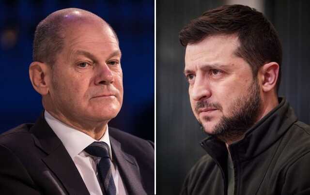 Зеленский и Шольц обсудили экспорт зерна из Украины