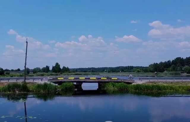 На Киевщине восстановили еще один взорванный мост