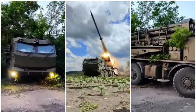 ЗСУ показали нове відео роботи нашої РСЗО "Буревій"