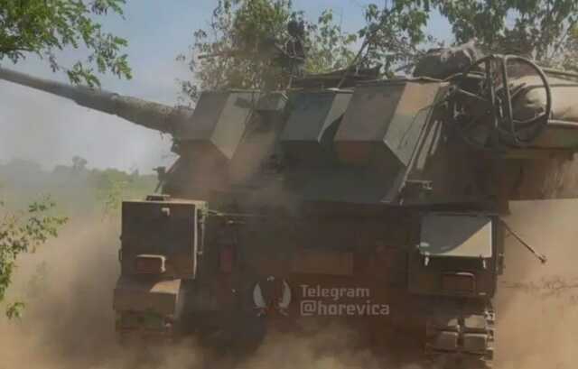 "Крабы" бьют оккупантов: появилось видео работы польской САУ в Украине