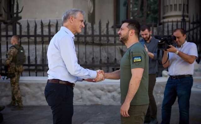 Зеленский встретился с премьер-министром Норвегии