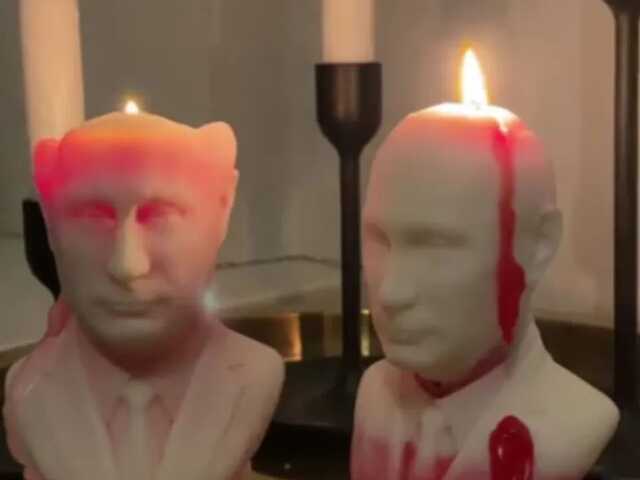 Путина теперь можно сжечь: в Украине стали продавать символические свечи