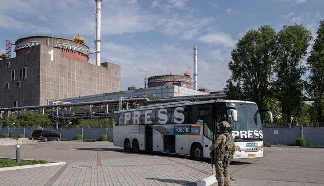 Российские оккупанты устроили провокацию, привлекая прессу, на захваченной Запорожской АЭС, - Энергоатом