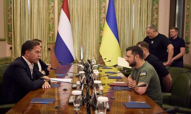 Зеленский встретился с премьер-министром Нидерландов
