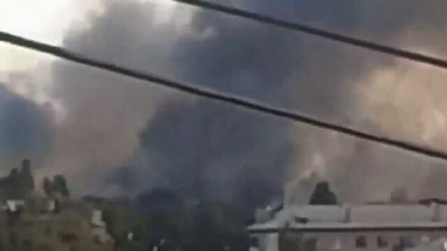 В неподконтрольном Стаханове прогремел взрыв и вспыхнул пожар