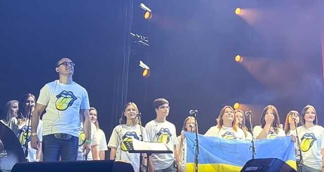 The Rolling Stones исполнили свой хит в Вене совместно с украинскими хорами