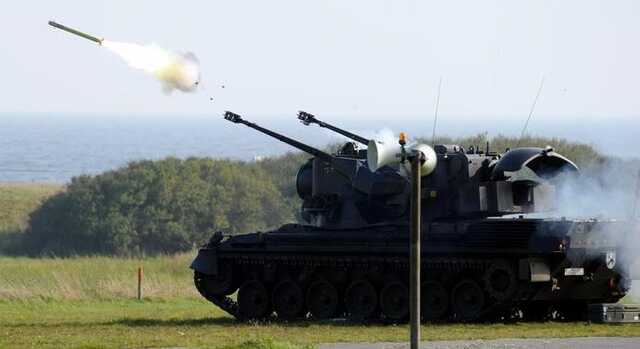 Украинских военных начали обучать управлению зенитками Gepard