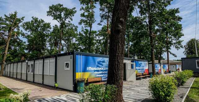 В Ірпені запрацювало модульне містечко для людей, яких окупанти позбавили житла