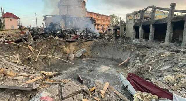В ОП показали наслідки ракетного удару по Затоці на Одещині