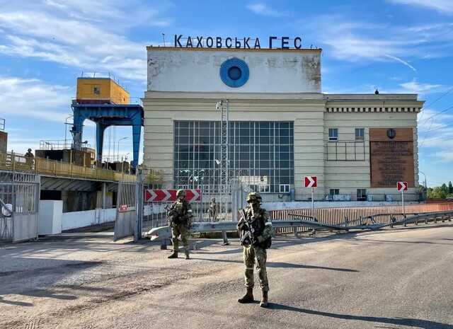 В Новой Каховке раздались взрывы в районе ГЭС