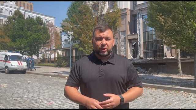 Пушилін пообіцяв "покарати" Україну за сьогоднішній обстріл центру Донецька