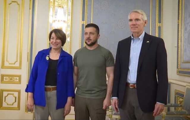 Зеленський зустрівся із сенаторами США