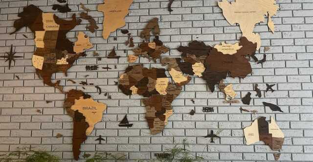 У ресторані Одеси вивісили карту світу без Росії: мережа в захваті