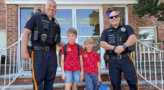 У США до дітей Тараса Тополі прийшли поліціянти. Принесли подарунки