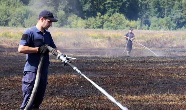 Пожежі торфовищ у Київській області: де триває ліквідація загорянь