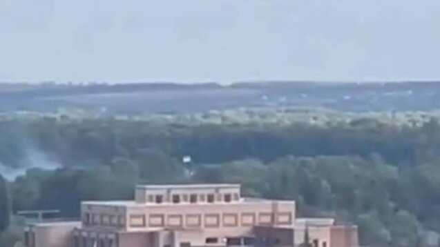 Над Балаклією піднято український прапор