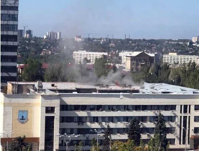 В окупованому Донецьку заявили про приліт по "адміністрації" одного з районів