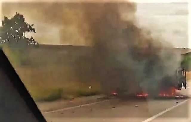 На российском блокпосту в Васильевке подорвался автомобиль