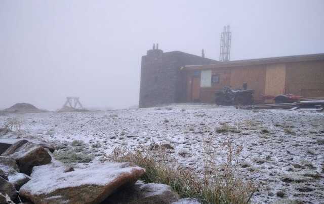 В Украине выпал первый снег