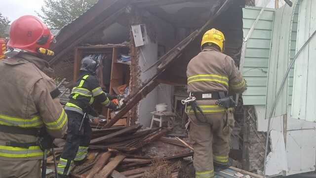 Через вибух у Сарнах житловий будинок зруйновано практично повністю