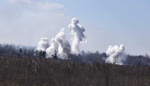 Обстріли Сумської області: окупанти двічі за день били зі ствольної артилерії