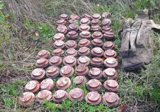 Оккупанты заминировали газопровод на Харьковщине: на 100 м газопровода обнаружили 104 мины