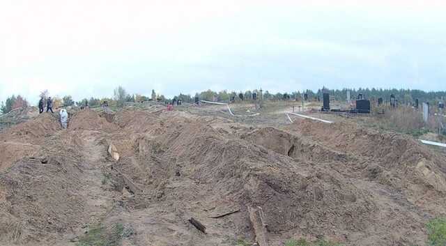 На деокупованих територіях Донецької області знайдені місця масових поховань