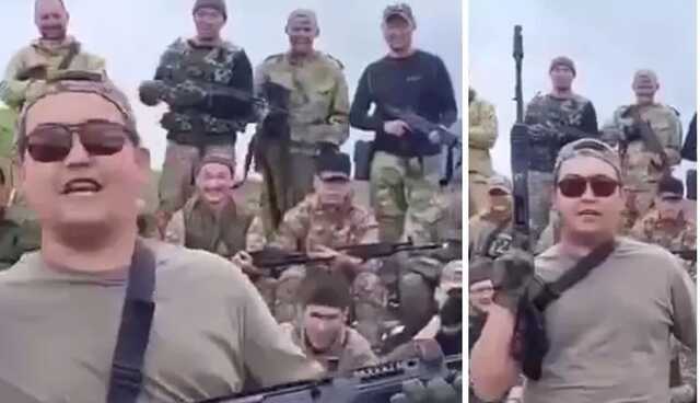 Астраханський "степназ" погрожує українській армії автоматами без набоїв