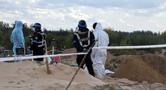 У Лимані завершили ексгумацію на місці масового захоронення українських військових