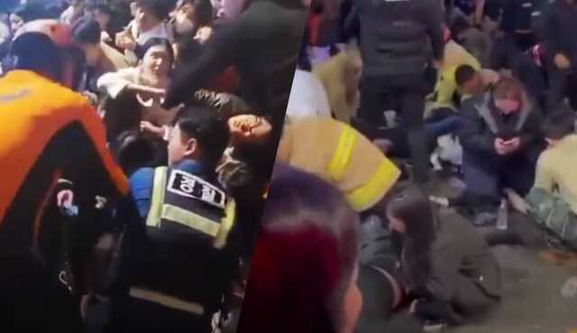 В Сеуле более 50 человек погибли из-за давки на Хэллоуине