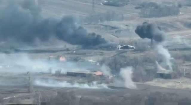 Аэроразведка и артиллерия 92-й бригады уничтожает российских оккупантов