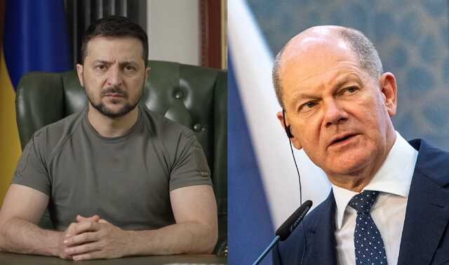 Зеленский провел переговоры с Шольцом