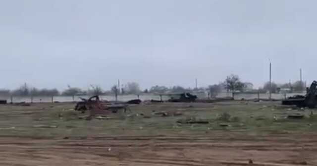 Розгромлений штаб 20-ї мотострілецької дивізії росіян у визволеній Чорнобаївці