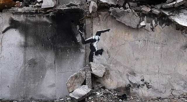 Бенксі підтвердив своє авторство ще шести робіт у Києві та області