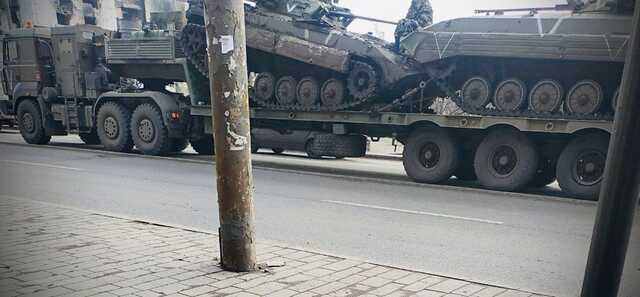 У бік Мелітополя суне велика колона ворожої техніки