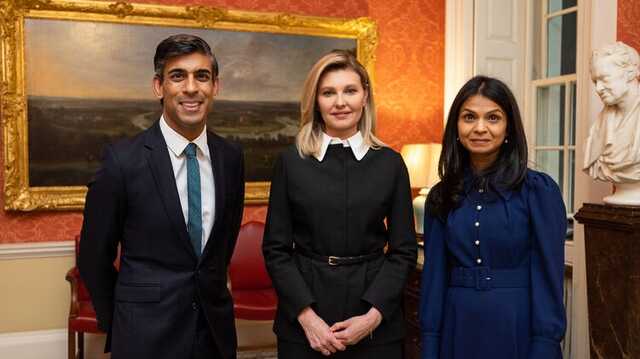 Елена Зеленская встретилась в Лондоне с женой премьера Британии