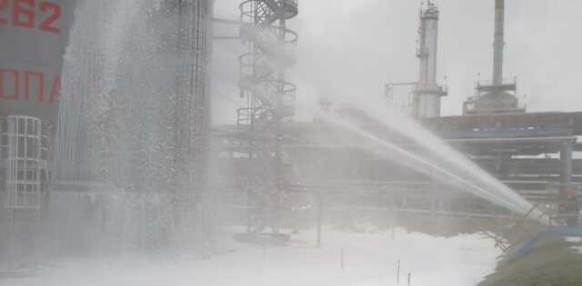 У Білорусі спалахнув завод "Нафтан"