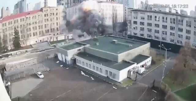 З’явилося нове відео ракетного обстрілу центру Києва 31 грудня