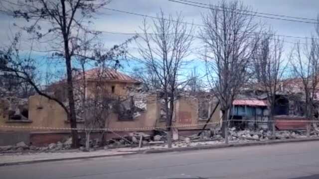 Оккупанты снесли жилой квартал в Приморском районе оккупированного Мариуполя