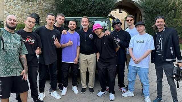 Шварценеггер з’явився у новому кліпі гурту Kalush Orchestra