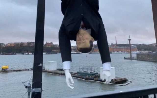 "Повешение" чучела Эрдогана: Турция отменила приглашение спикеру парламента Швеции