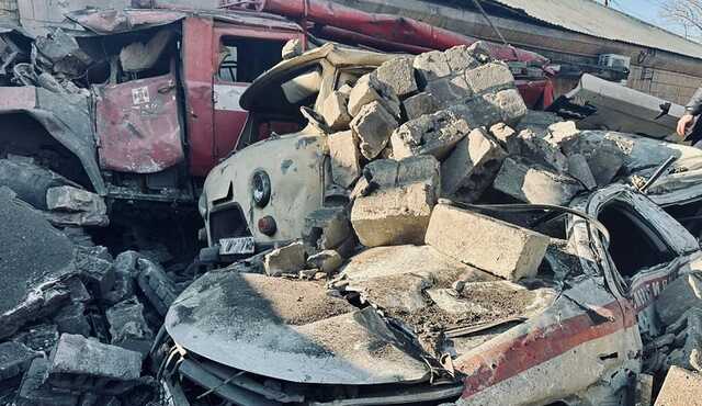 Оккупанты обстреляли пожарную часть на востоке Украины. Ранения получили спасатели