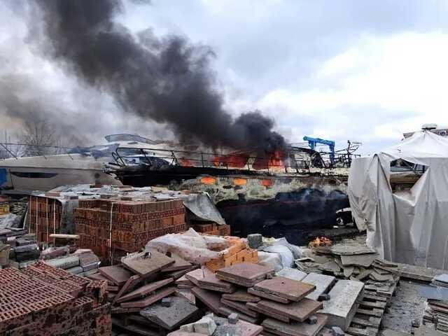 В Новой Каховке "бавовна" посетила яхт-клуб, который облюбовали оккупанты для отдыха
