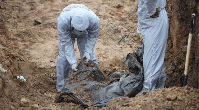 Під Харковом виявили тіло чоловіка, якого під час окупації розстріляли військові РФ