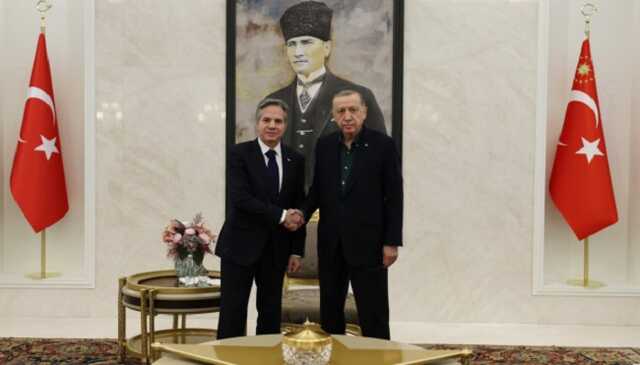 Блінкен обговорив з Ердоганом підтримку України