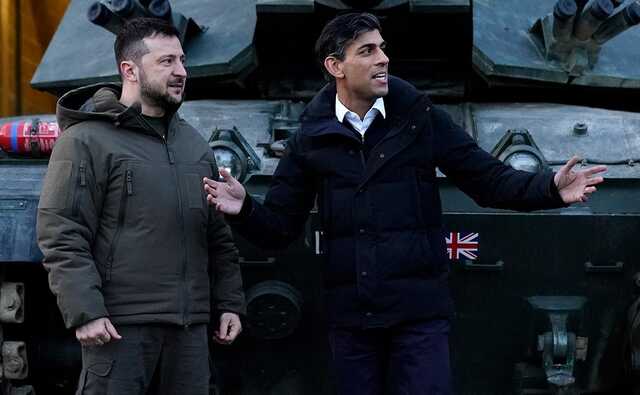 Сунак має намір закликати лідерів G7 передати Україні далекобійну зброю та літаки