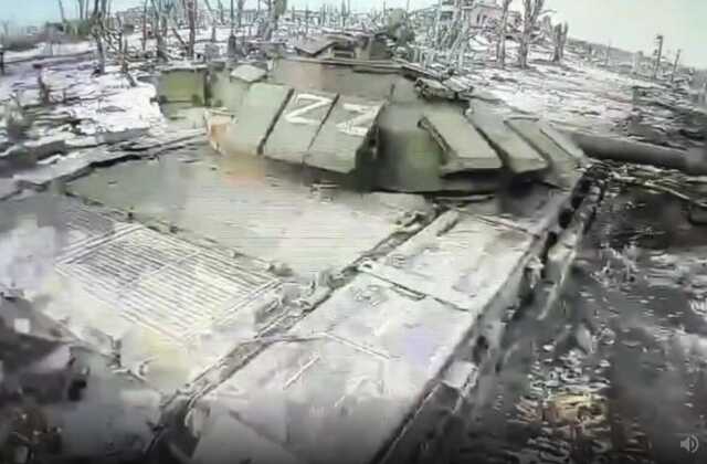 Відео знищення російського танка у Мар’їнці