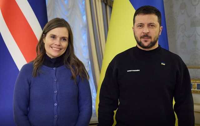 Зеленський зустрівся з прем’єром Ісландії